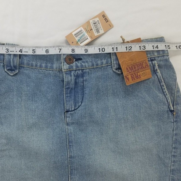 American Rag Cie 3 Blue Denim Frayed NWT - Picture 2 of 5